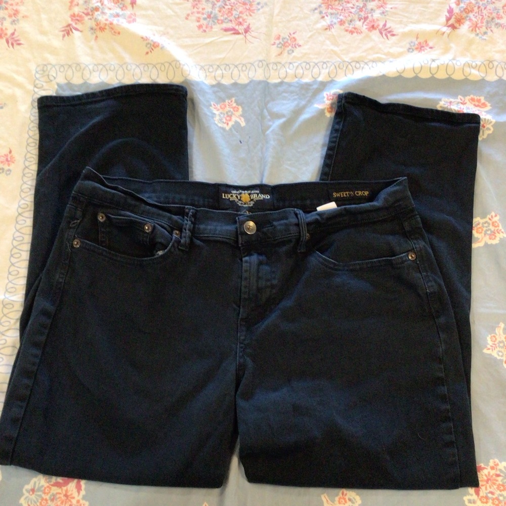 Lucky Brand Sweet n crop jeans